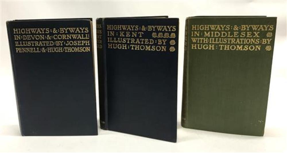 THOMSON, Hugh (Ill), Highways & Byways (3 Volumes),