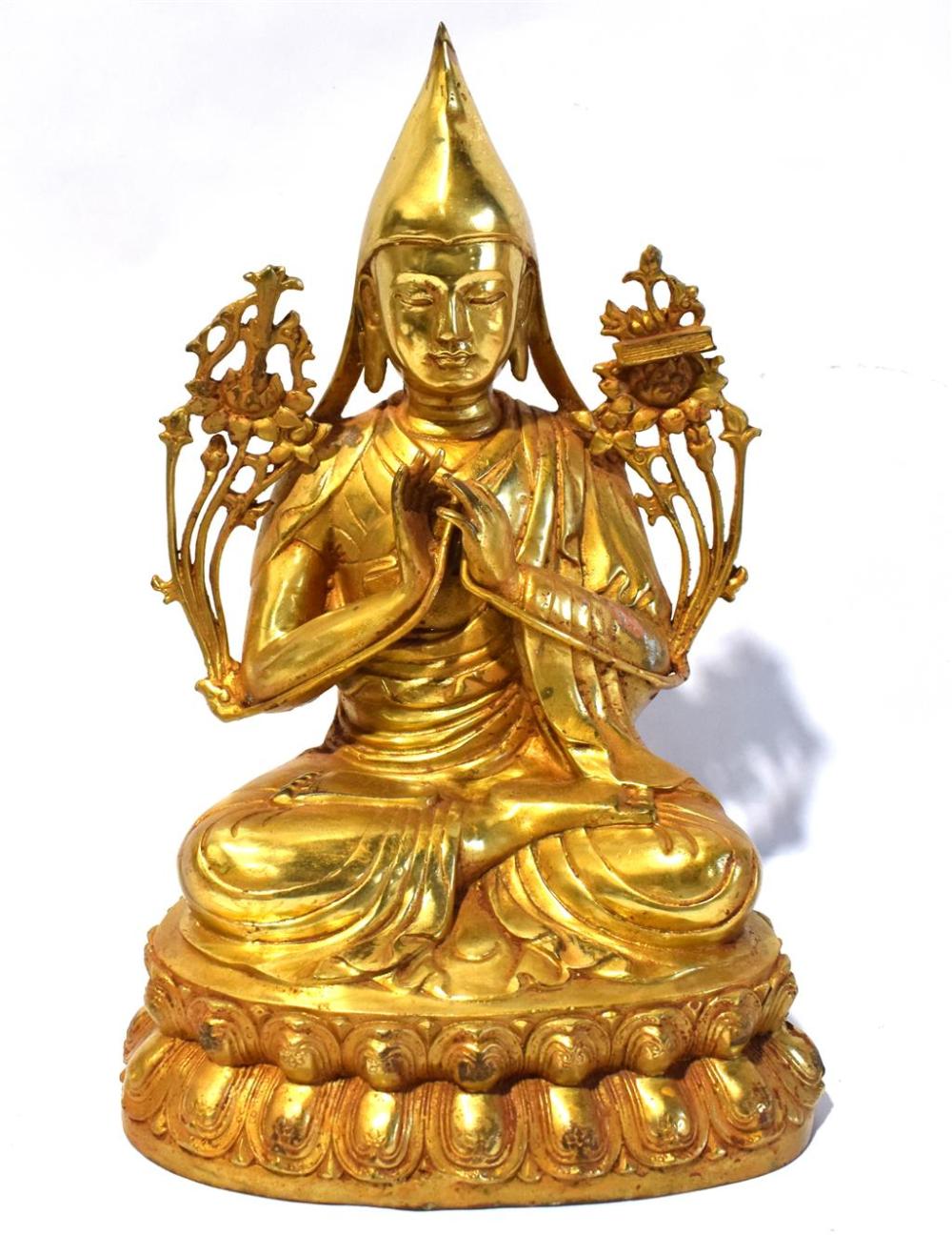 A Sino-Tibetan Gilt Bronze ... image