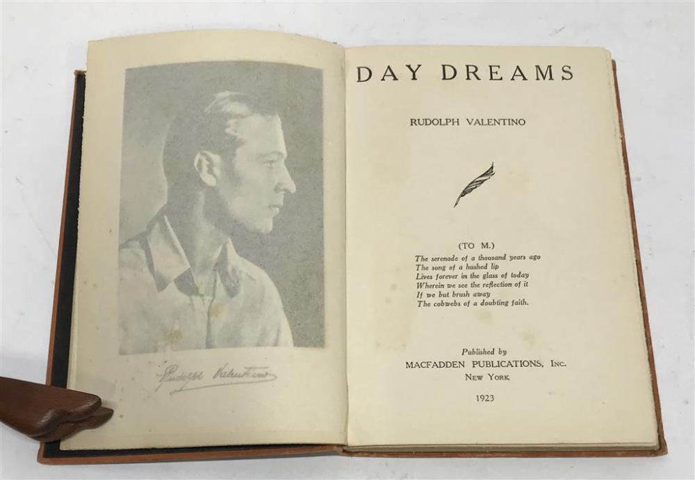 VALENTINO, Rudolph, Day Dreams, 1st Edition,