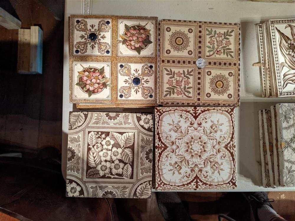 Eighteen Tiles Assorted Patterns