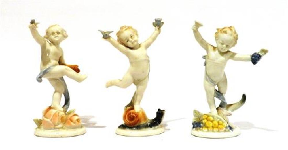 Three Ilmenau Porcelain Put... image