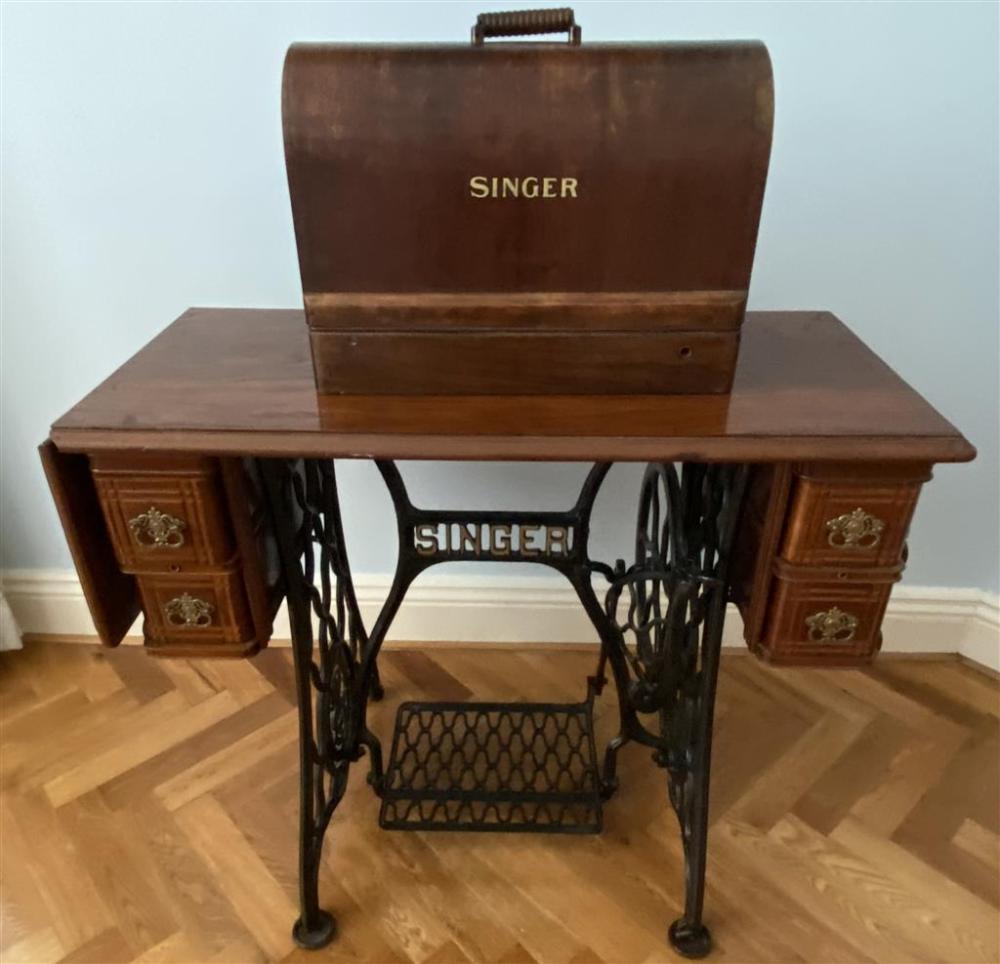 A Treadle Singer Sewing Machine