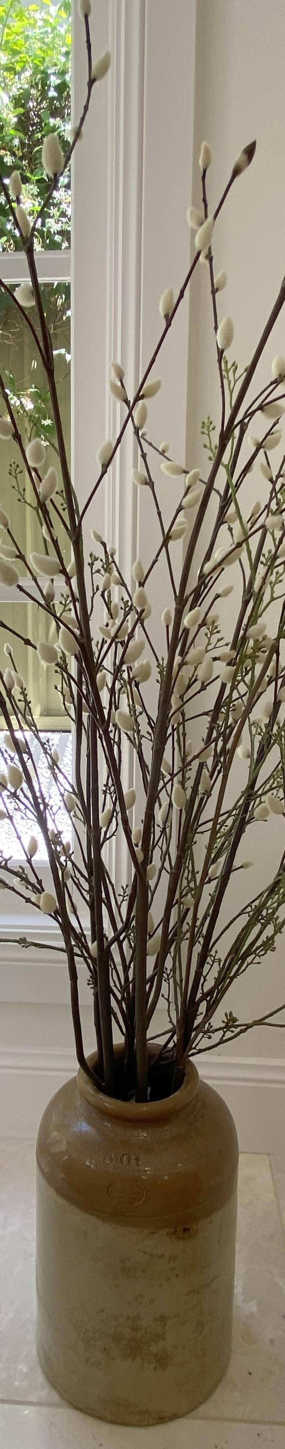 A Stoneware Jar with Everlasting Branches
