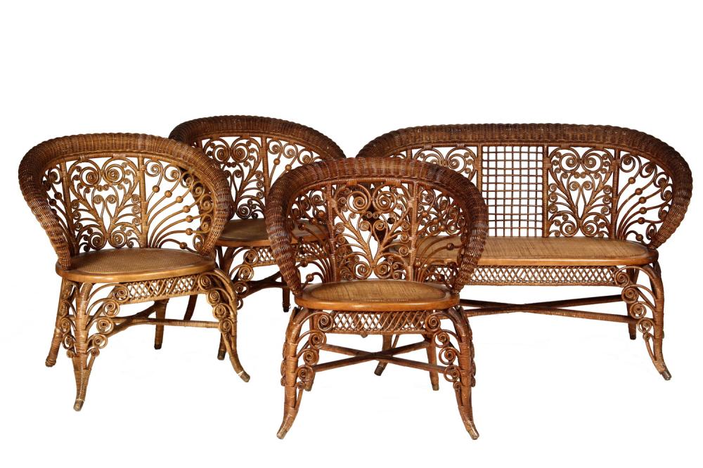 (4 PC) WICKER SUITE image