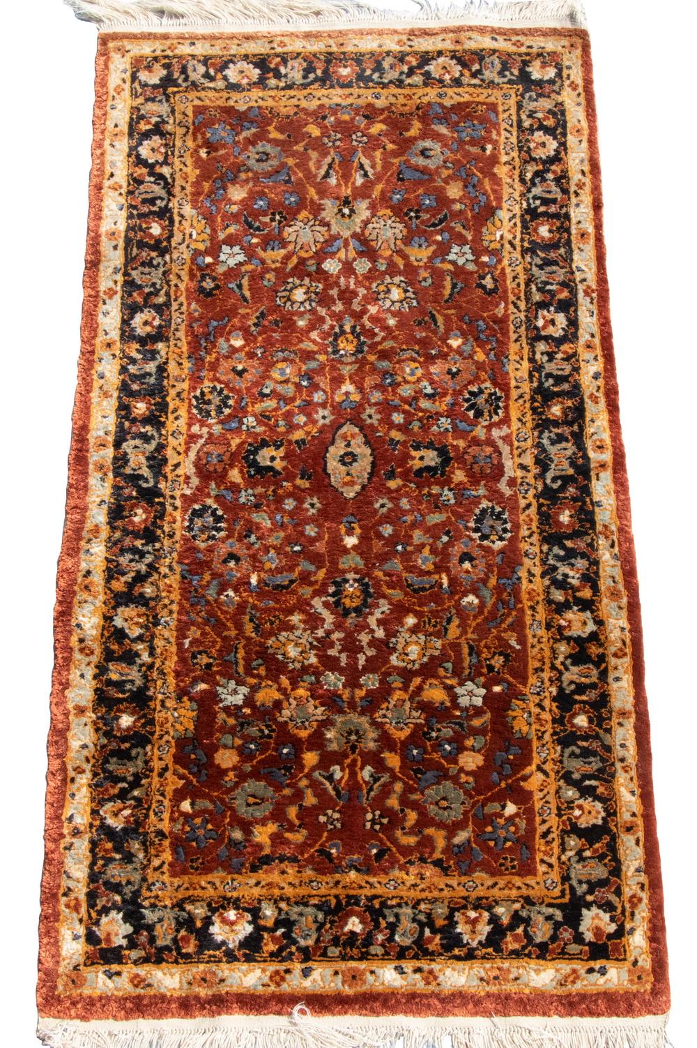 CHINESE SILK RUG (2' X 4')