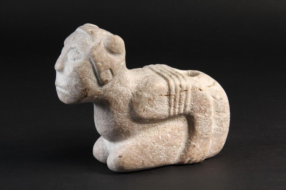 PRE-COLUMBIAN STONE PIPE