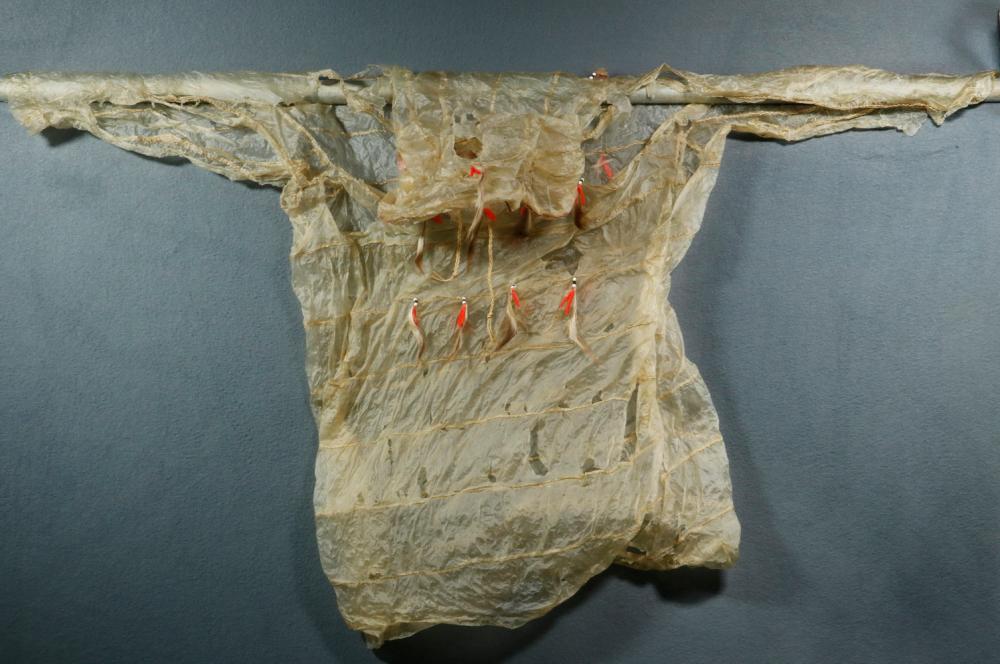TRADITIONAL YUP'IK RAIN PARKA, LATE 20TH C.