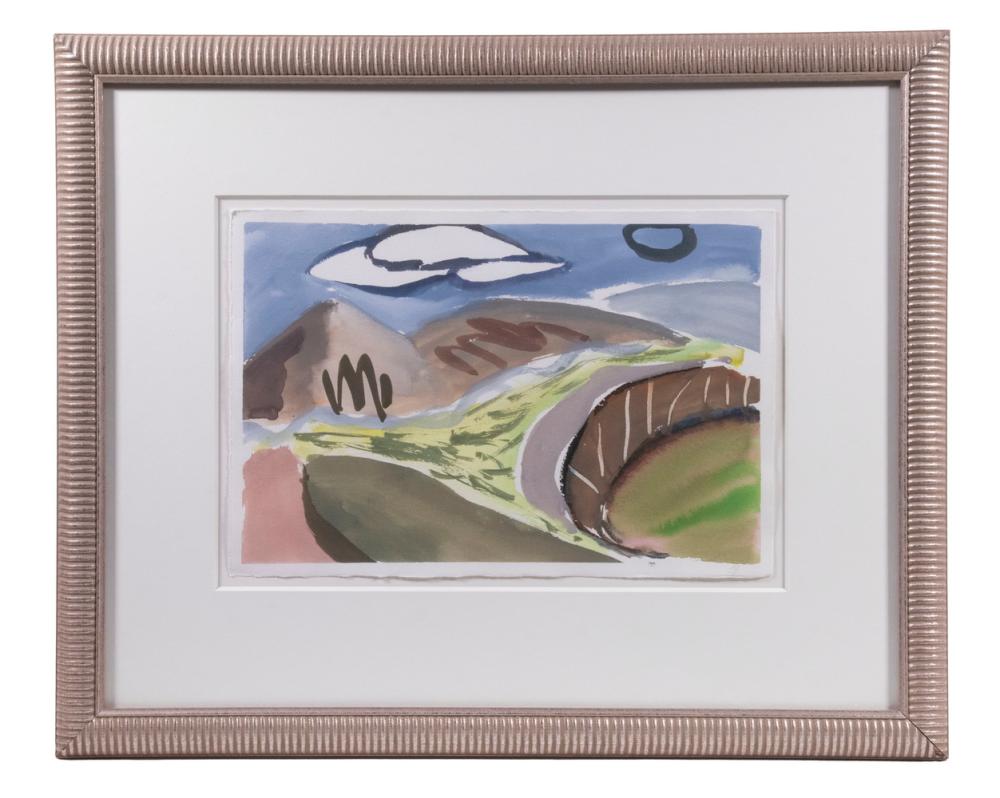 CONTEMPORARY LANDSCAPE WATERCOLOR