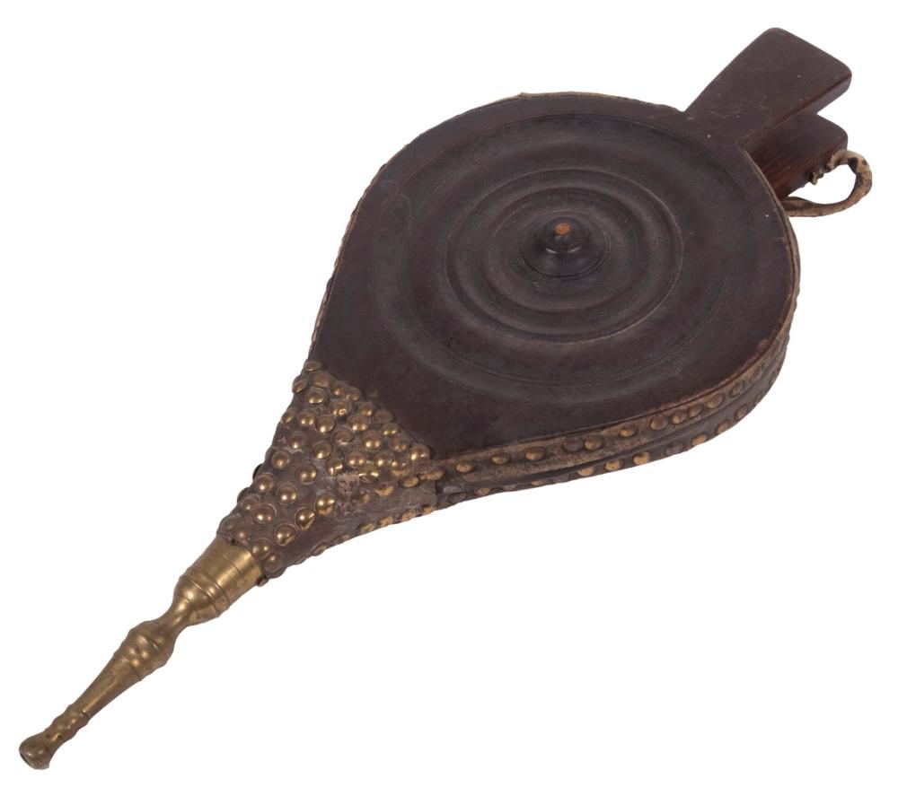EARLY FIREPLACE BELLOWS