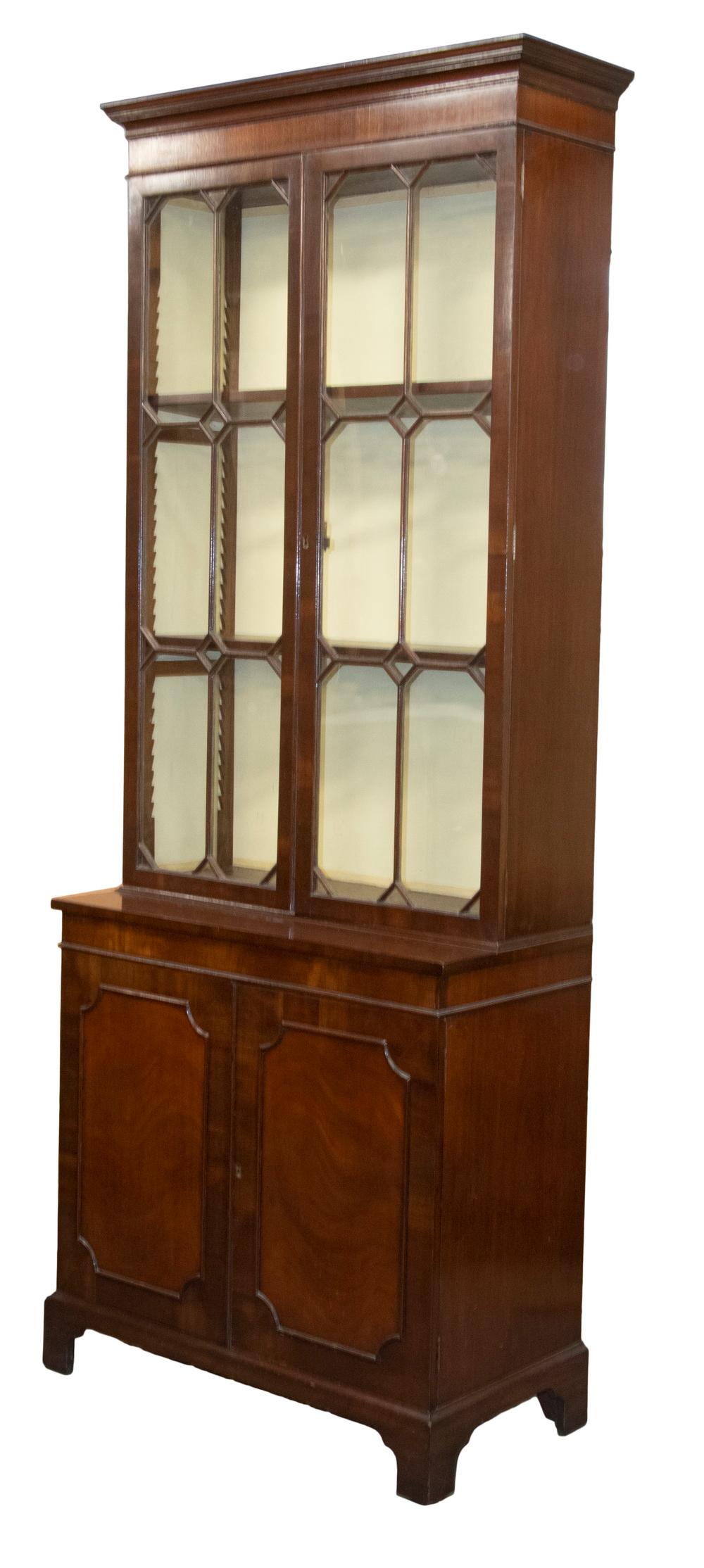 TWO-PART CHINA CABINET