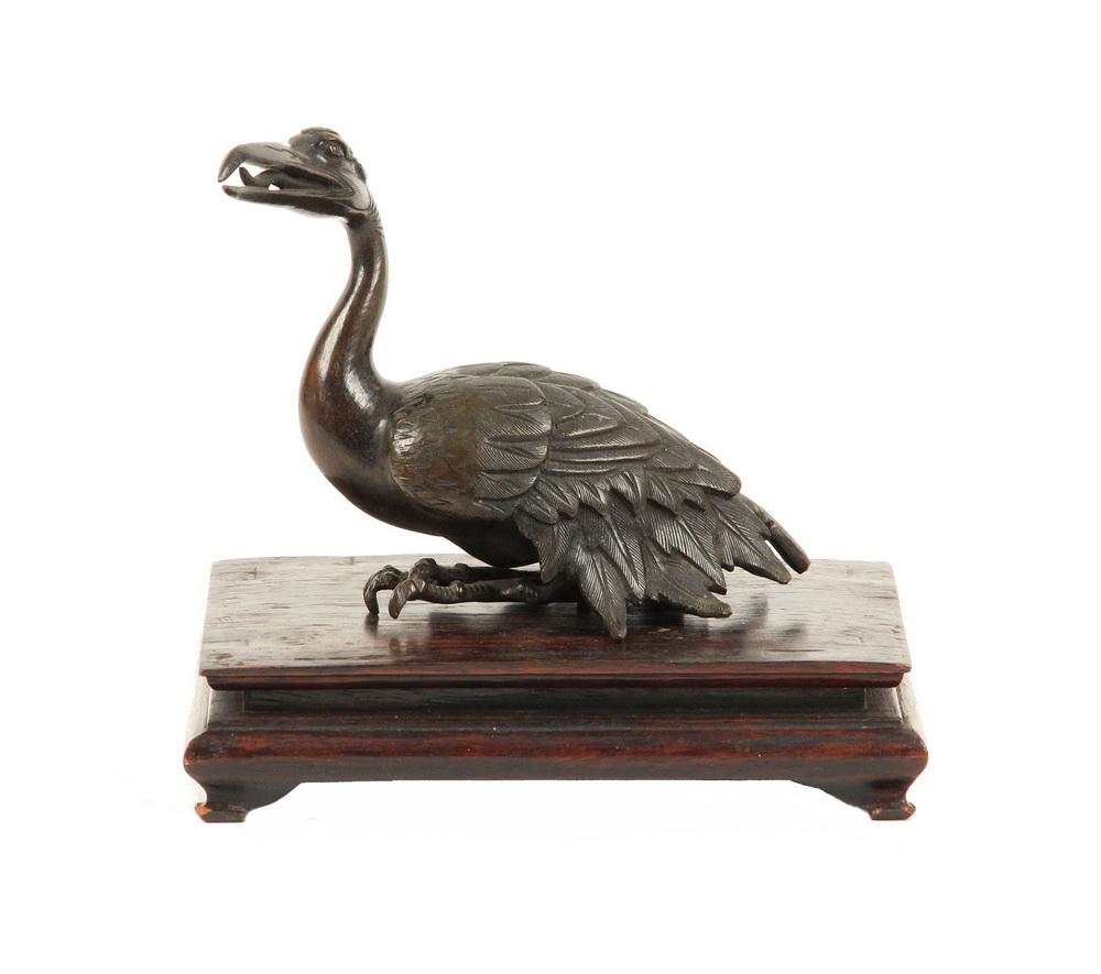 JAPANESE BRONZE CRANE