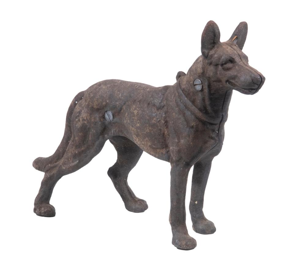 CAST IRON GERMAN SHEPHERD DOOR STOP