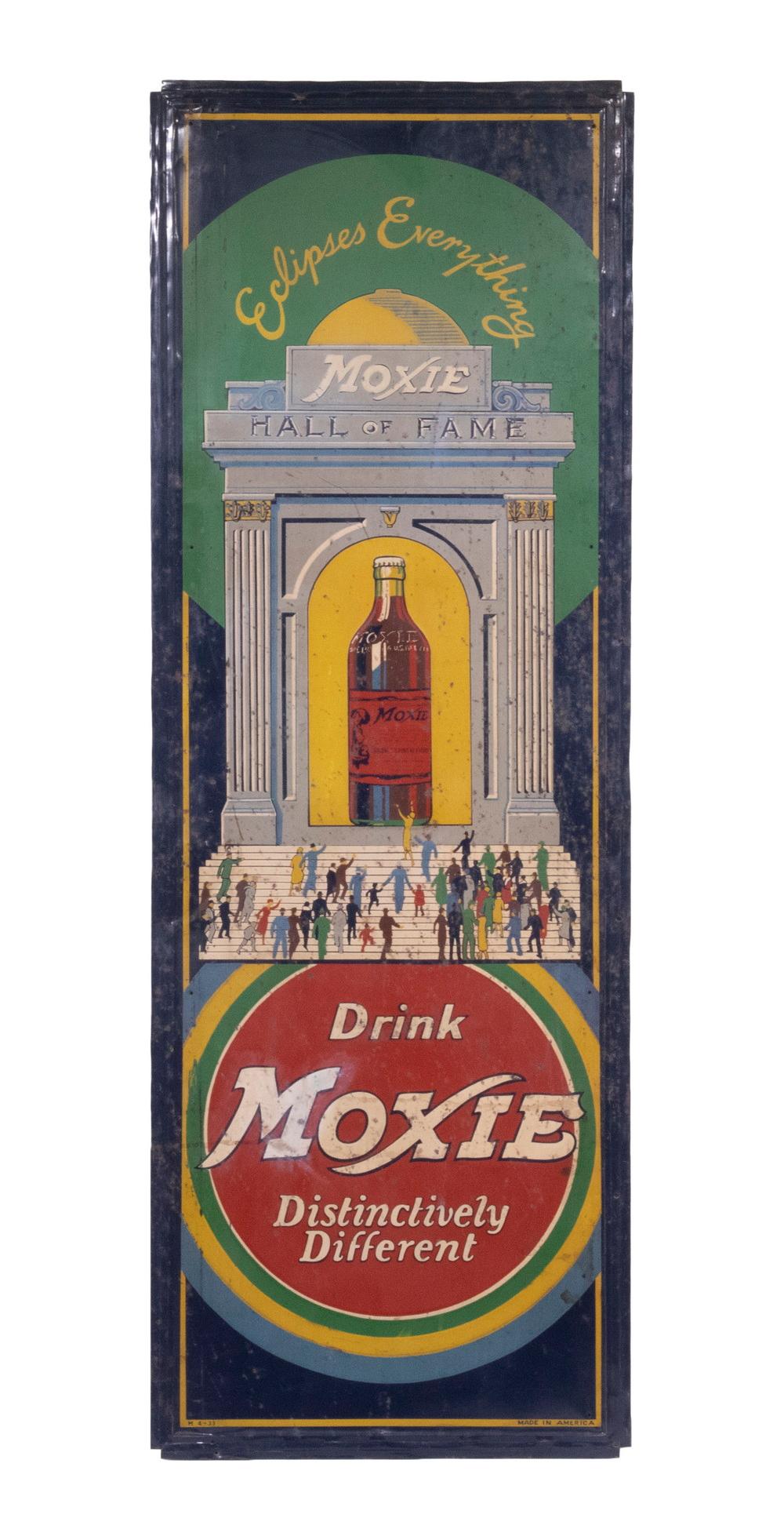 LARGE MOXIE ADVERTISING SIGN