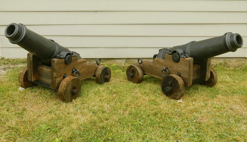 PAIR OF 18TH C. SCOTTISH NAVAL CANNON