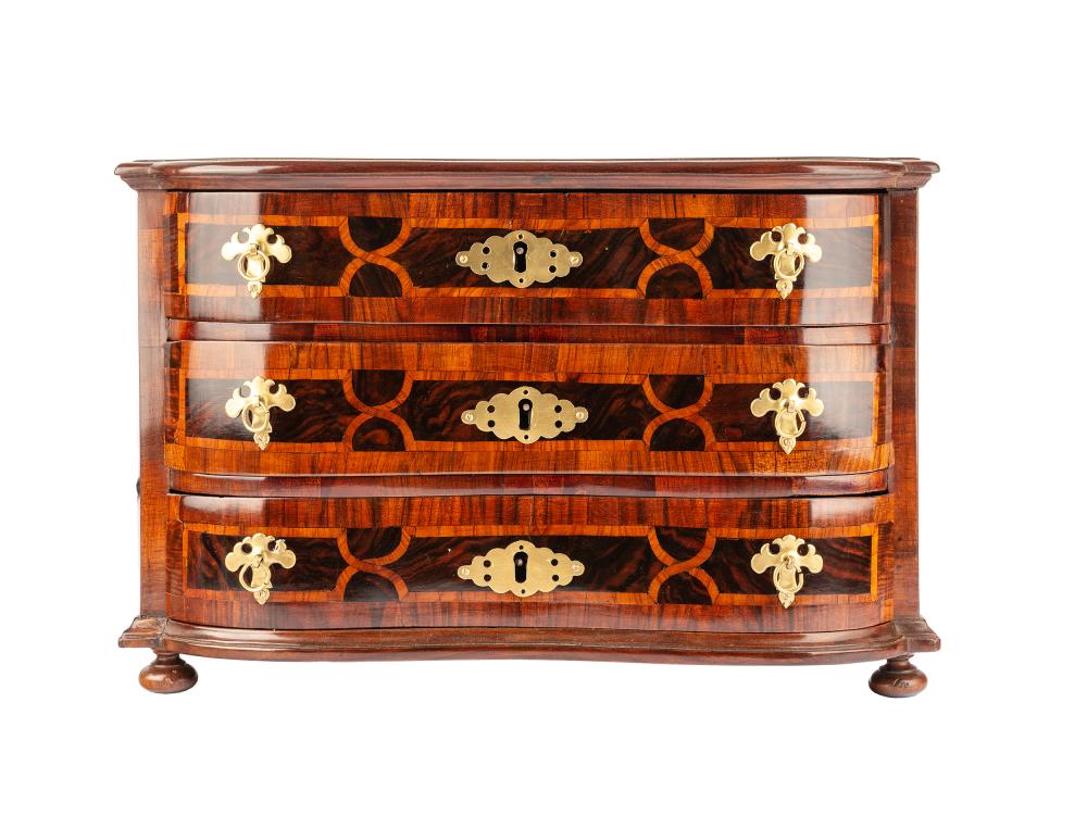 Model chest with drawers, Three drawers, South German