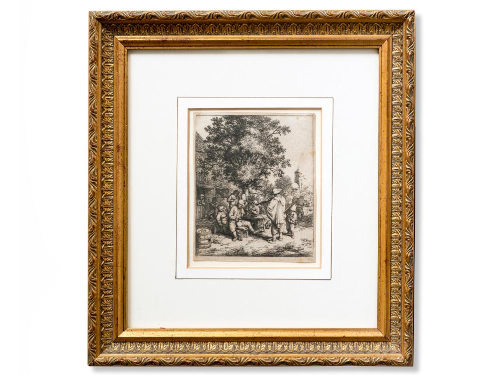Adrian van Ostade, Haarlem 1610 - 1685 Haarlem, Etching