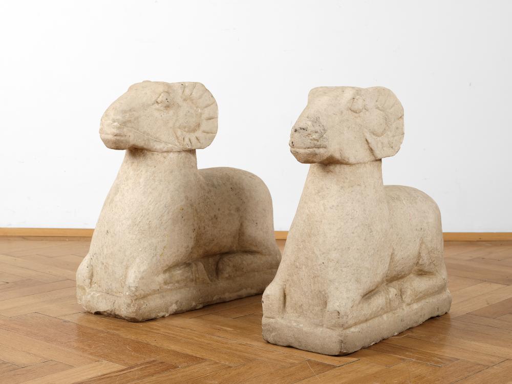 Pair Aries, Persia or India, 18./19. Century