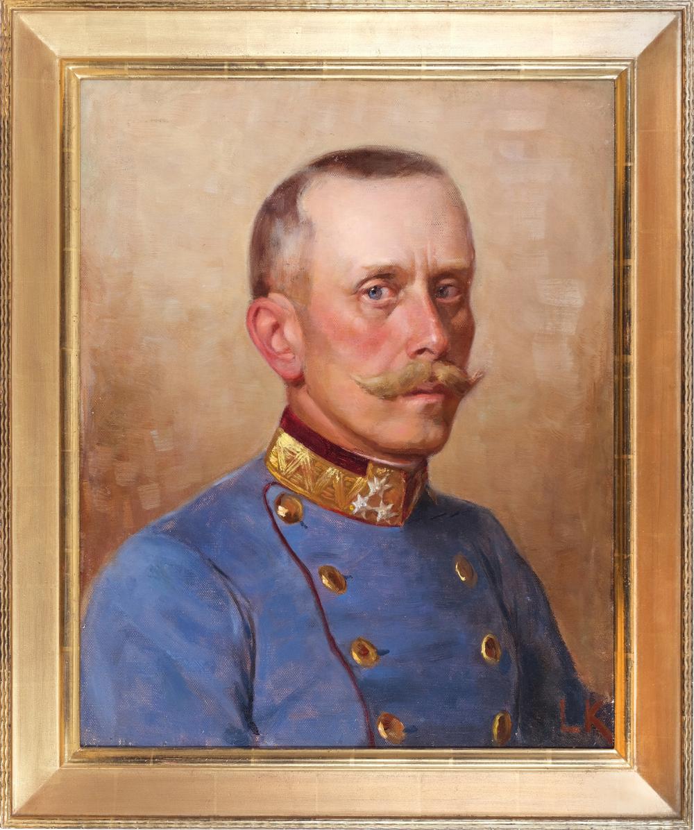 Ludwig Koch, Vienna 1866 - 1934 Vienna, Portrait of an officer