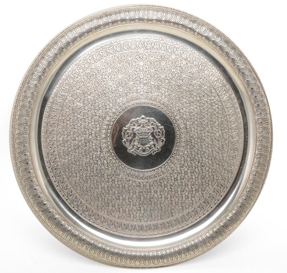 William IV silver salver, Paul Storr, London, 1837.
