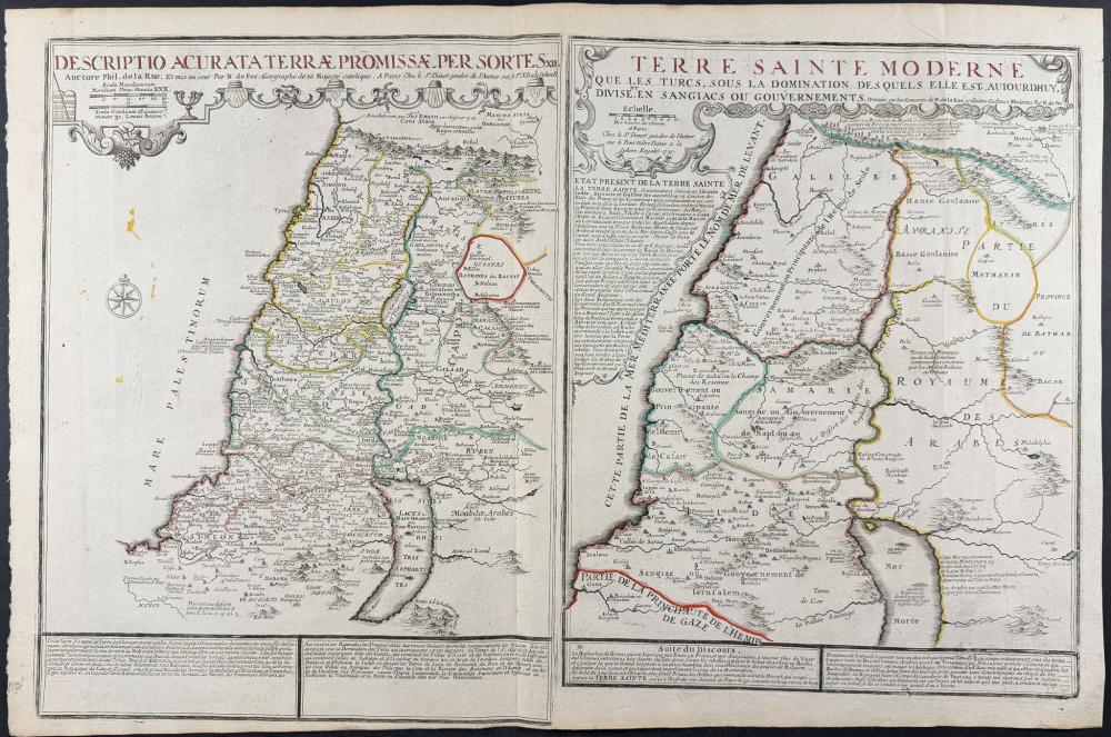 De Fer - Map of the Holy Land