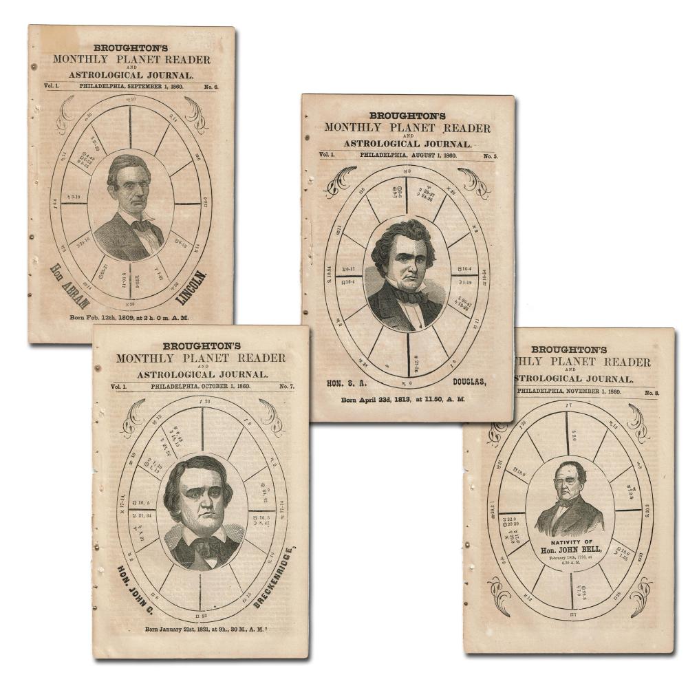 Broughton's Monthly Readers: Lincoln, Douglas, Breckinridge, Bell