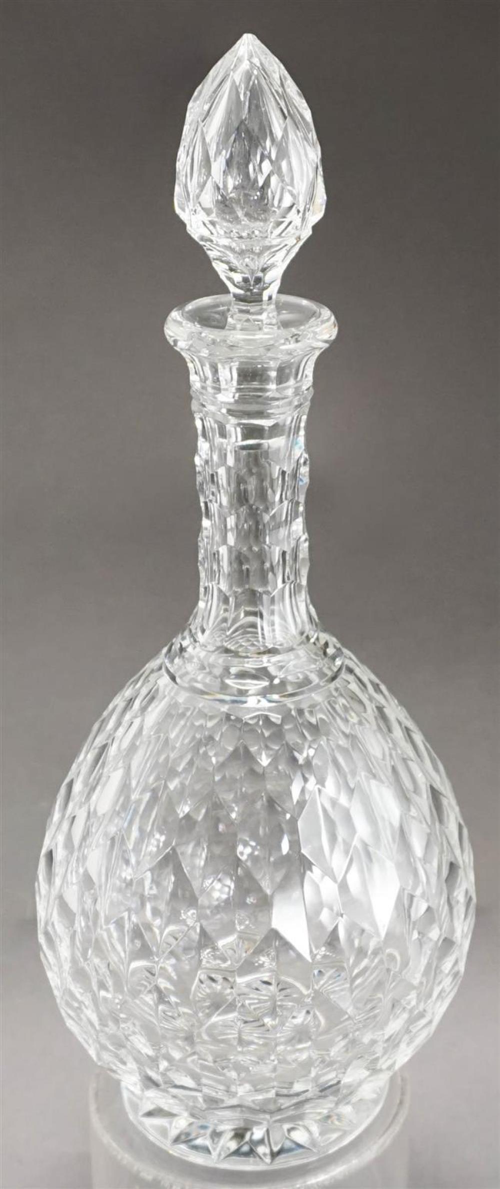 Baccarat Crystal Decanter, H: 13 inches