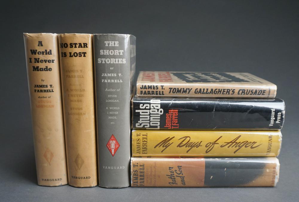Group of Seven First or Early Edition Volumes by James T. Farrell