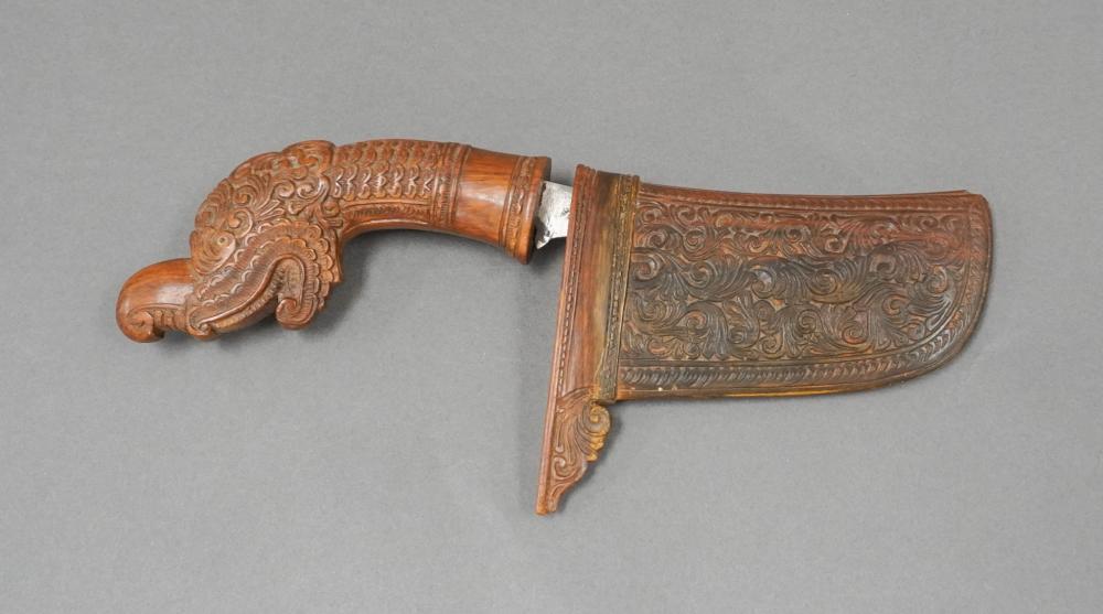 Indonesian Carved Teak Hand... image