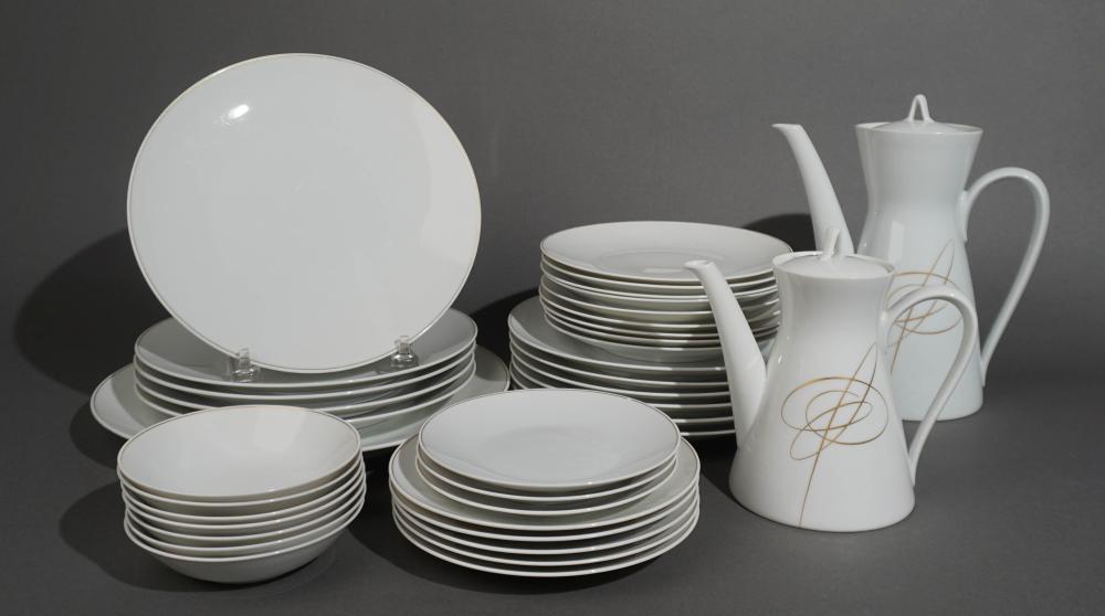 Rosenthal 'Gold Accord' 38-Piece Porcelain Partial Dinner Service