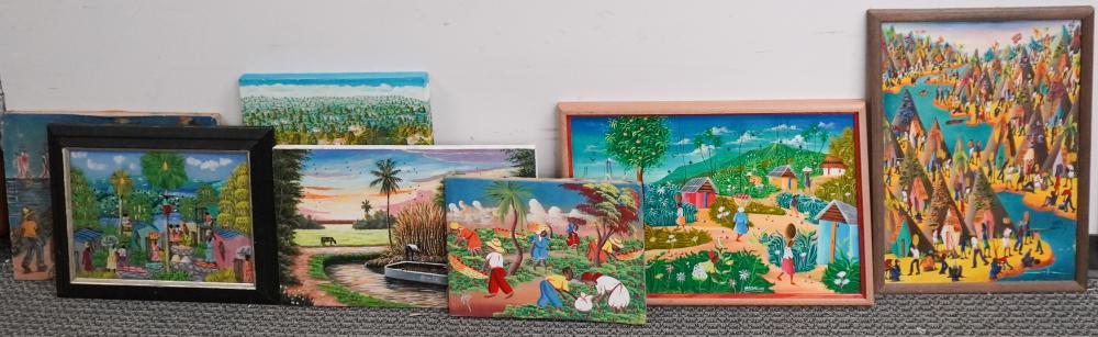 Group of Haitian Landscape Paintings