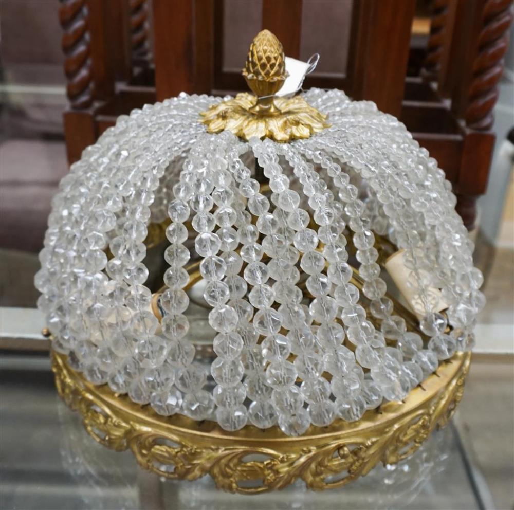 Louis XVI Style Brass Light Fixture