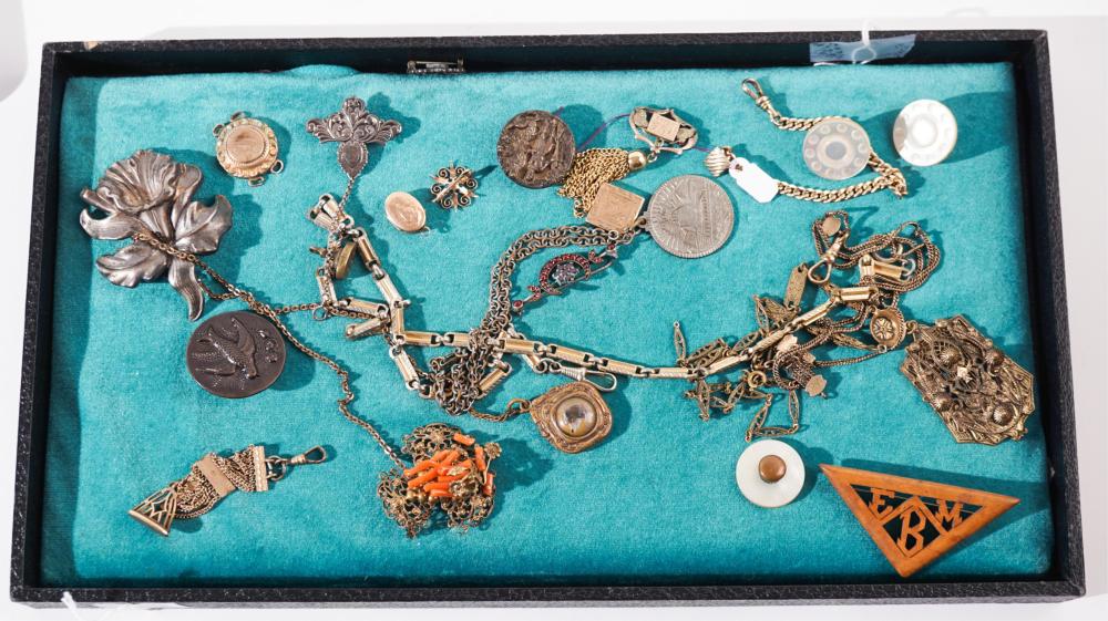 Collection of Victorian Gold-Filled, Base Metal and Other Jewelry