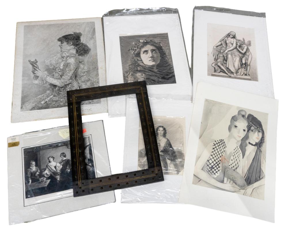 Collection of Unframed Works of Art