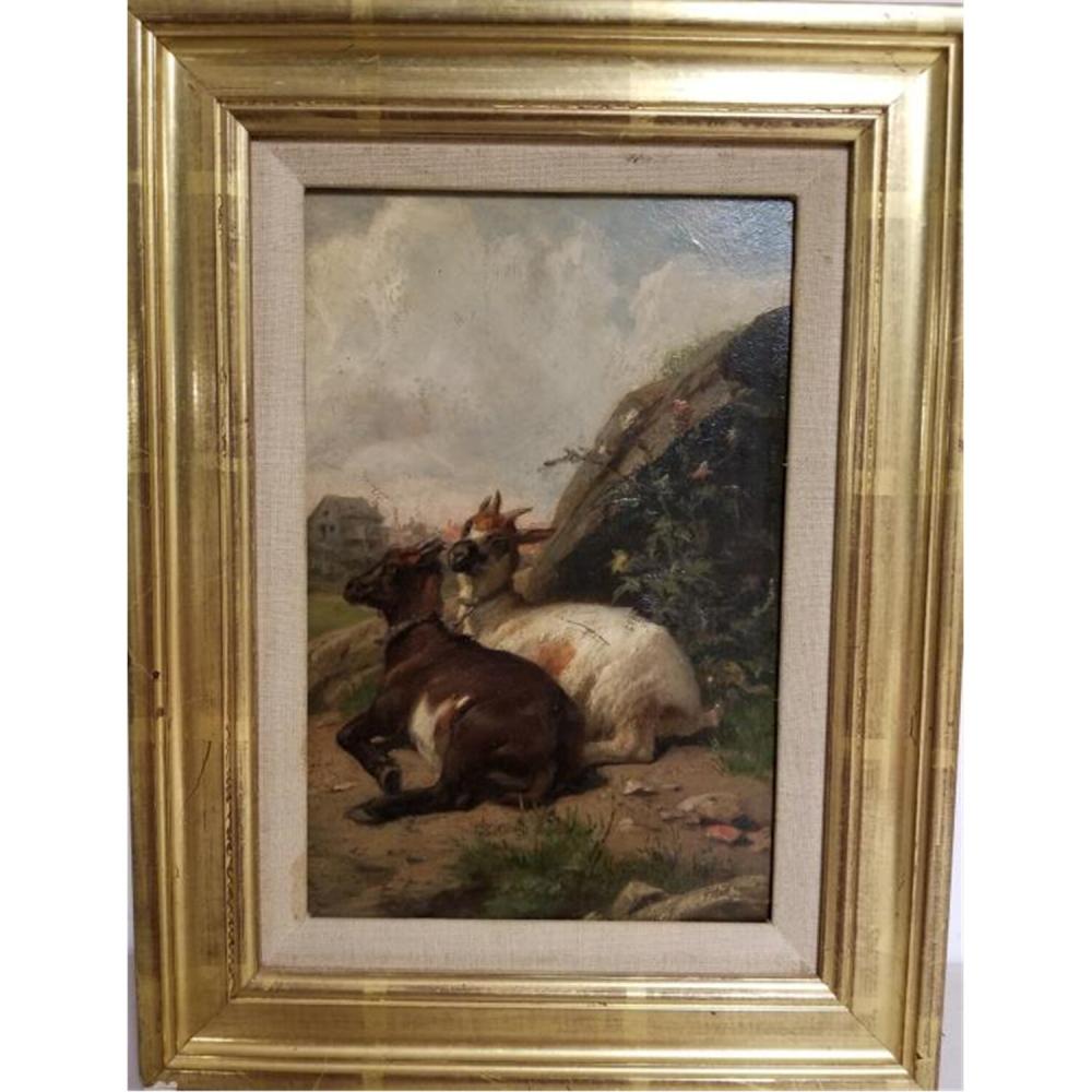 Painting Oil on Board, Johannes Adam Simon Oertel