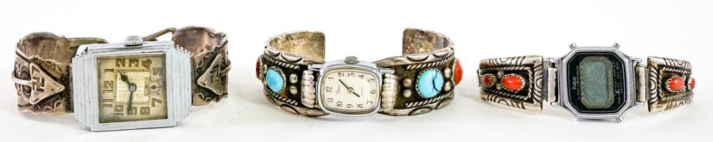 Vintage (3) Watches [Turquoise, Coral] 122g